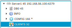 Redis Admin Tree View CLIENTS