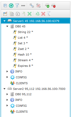 Redis Admin Tree View