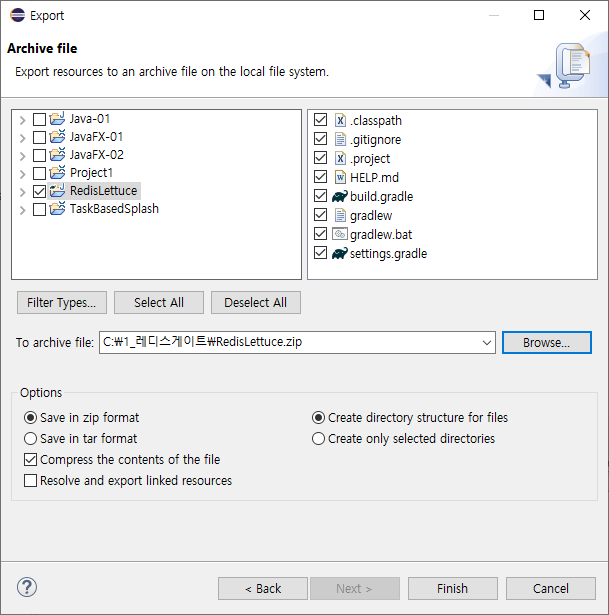 2. Eclipse-Export